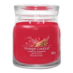 Świeca Yankee candle Signature średnia, Sparkling Cinnamon