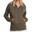 Hurley O & O Small Zip Dámska mikina - Farba: Zelená, Veľkosť: L