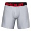 Under Armour UA Tech 6in Men's Boxer Briefs, 2-Pack - Color: Gray, Size: S