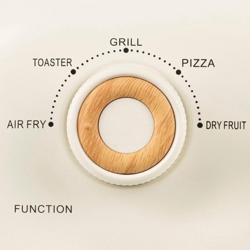 Girmi FG2801 Incanto Air Fryer, Cream/Stainless Steel