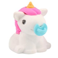 Gumka do ścierania Ylvi & Minimoomis, niebieski smoczek
