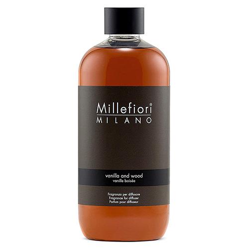 Millefiori Milano diffuser refill, Vanilla & Wood, 250 ml