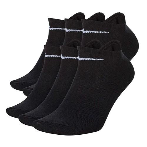 Nike Everyday Lightweight No-Show Socks - Color: Black, Size: M