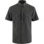 Pánská košile Fjällräven Abisko Trekking Shirt SS M - Farba: Modrá, Veľkosť: S