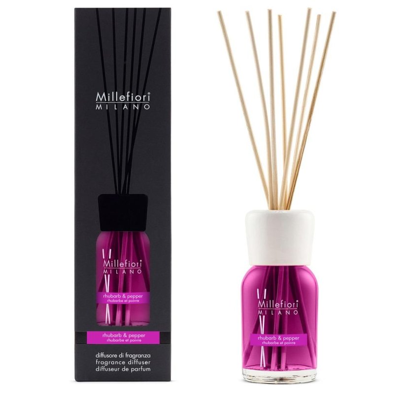 Dyfuzor Millefiori Milano Natural, Rhubarb & Pepper, 250 ml