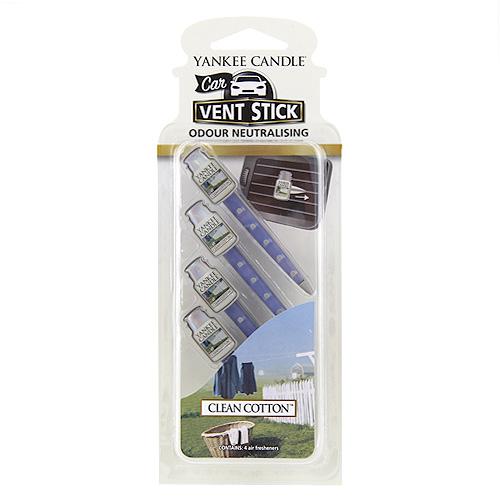 Pachnące klipsy Yankee candle do samochodu, Clean Cotton Pachnące klipsy Yankee candle do samochodu, Clean Cotton