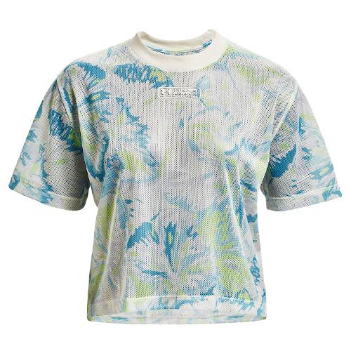 Dámské tričko Under Armour Mesh Graphic Tee - Barva: Modrá, Velikost: L