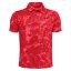Under Armour Playoff Polo fiú póló - Szín: Piros, Méret: L