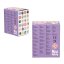 Stempel na naklejki Miss Melody, 160 naklejek, 4 x 40 wzorów, niebieskie
