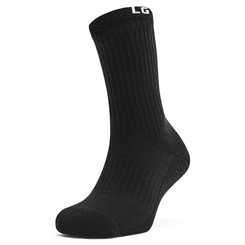 Unisex-Socken Under Armour UA Core Crew - Farbe: Schwarz, Größe: M