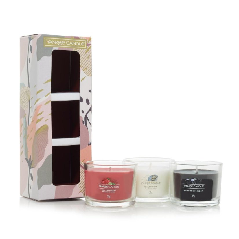 Yankee candle gyertyák ajándék szettje, 3 x 37 g