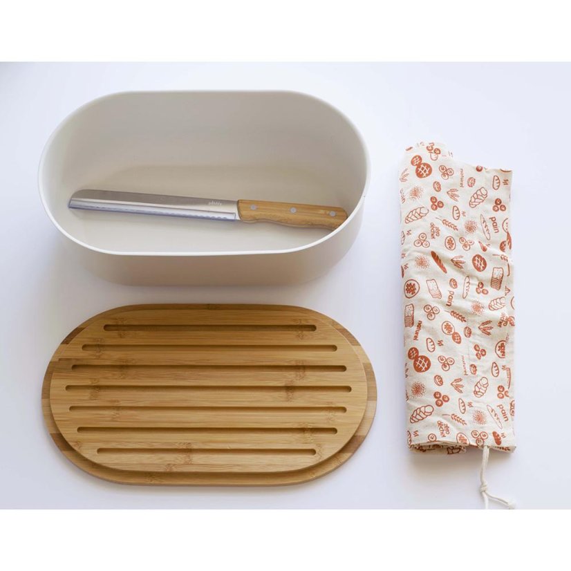 4-in-1 bread bin Pebbly NBA150