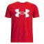 Under Armour UA Tech Big Logo SS Boys' T-Shirt - Color: Red, Size: 127-137