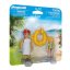 Visitors to the Playmobil 70690 water park