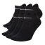 Nike Everyday Lightweight No-Show Socks - Color: Black, Size: M