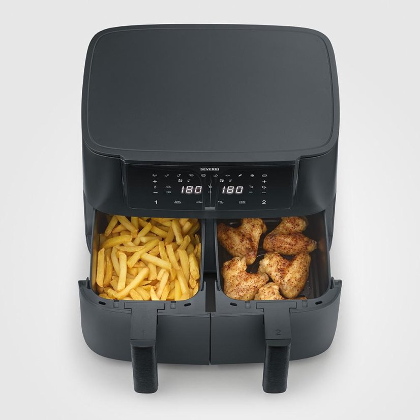 Severin FryLight "Dual" FR 2463 black hot air fryer