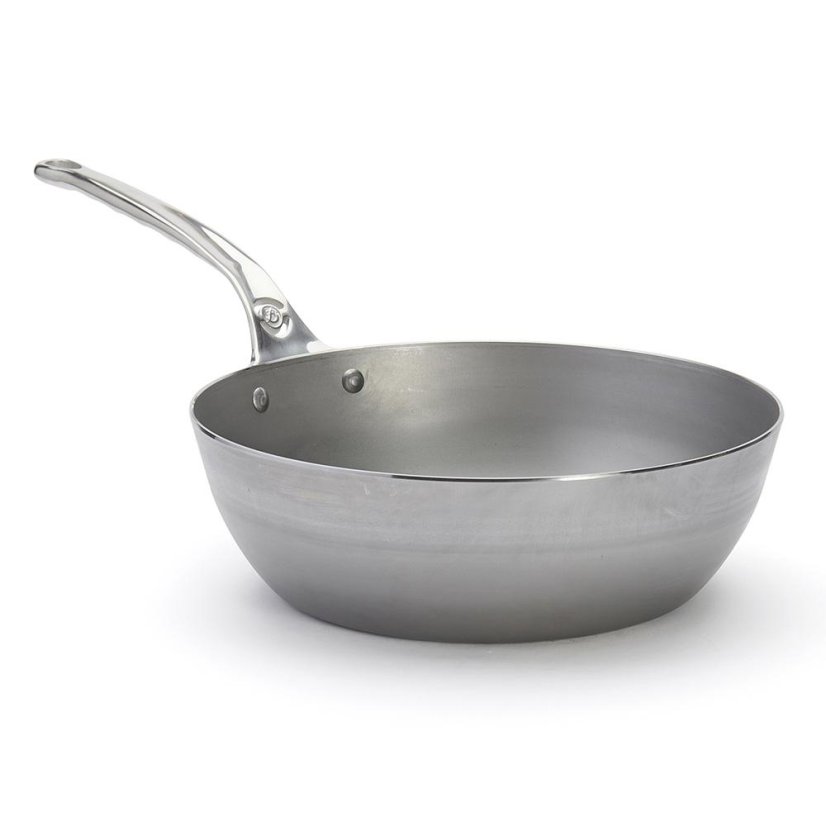 Ocelová hluboká pánev de Buyer Mineral B Pro 5684.28, 28 cm