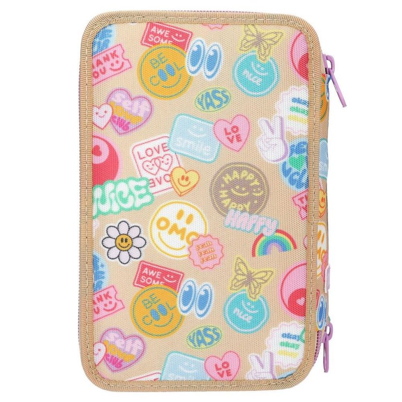 Three-tier pencil case with Top Model Girl Power, Fergie & Jill accessories
