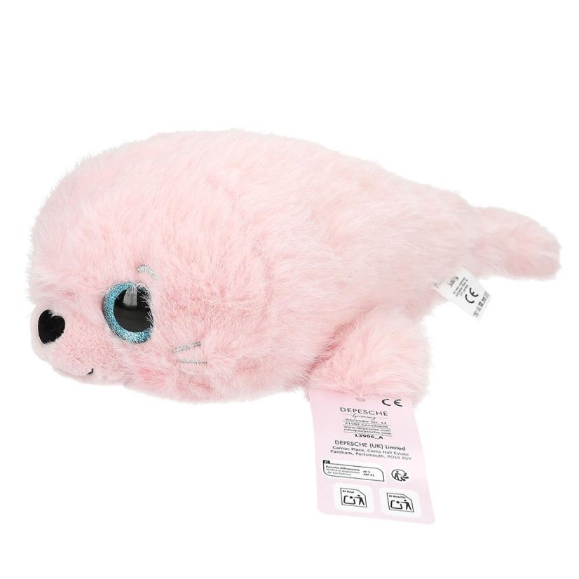 Princess Mimi Robby pink plush seal