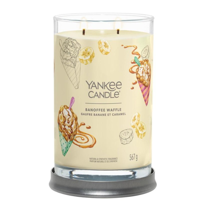 Świeca Yankee candle Signature Tumbler duża, Banoffee Wafle