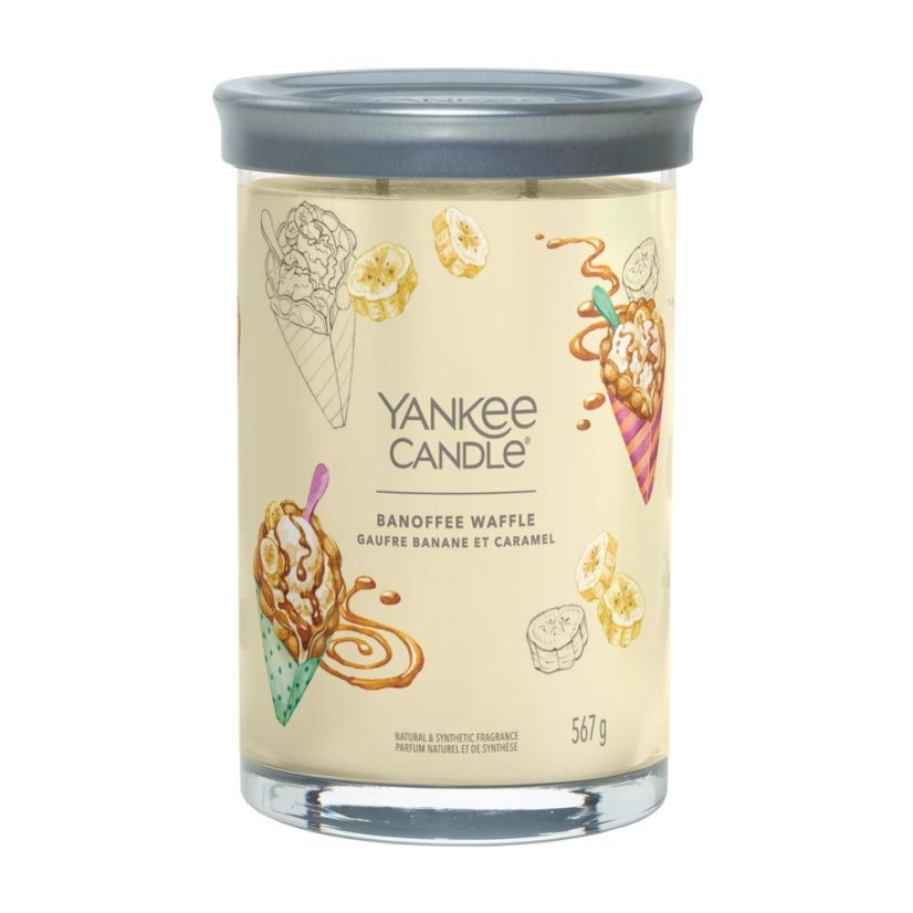 Świeca Yankee candle Signature Tumbler duża, Banoffee Wafle