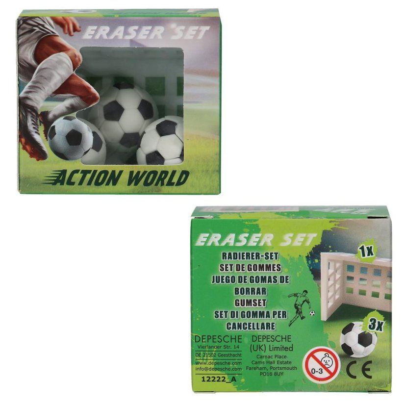 Action World Soccer Set with Goal