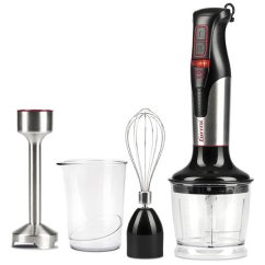 Girmi MX3900 fekete-rozsdamentes acél botmixer kiegészítőkkel