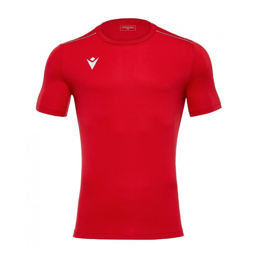 Macron Rigel Hero SS Kids' Jersey - Color: Wine red, Size: XS