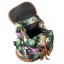 Batoh Target Vintage Retro Floral Black 21962