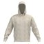 Męska bluza z kapturem Under Armour Rush Fleece FZ Hoodie - Kolor: Beżowy, Rozmiar: L