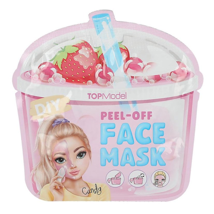 Top Model Beauty & Me Peel-Off Face Mask – Strawberry, Candy