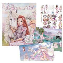 Kreativní sešit Top Model Stickerworld 110 samolepek, Lexy and Horse