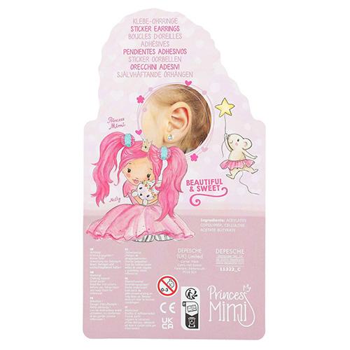 Sada náušnic Princess Mimi 20 ks Sticker Earings Bird