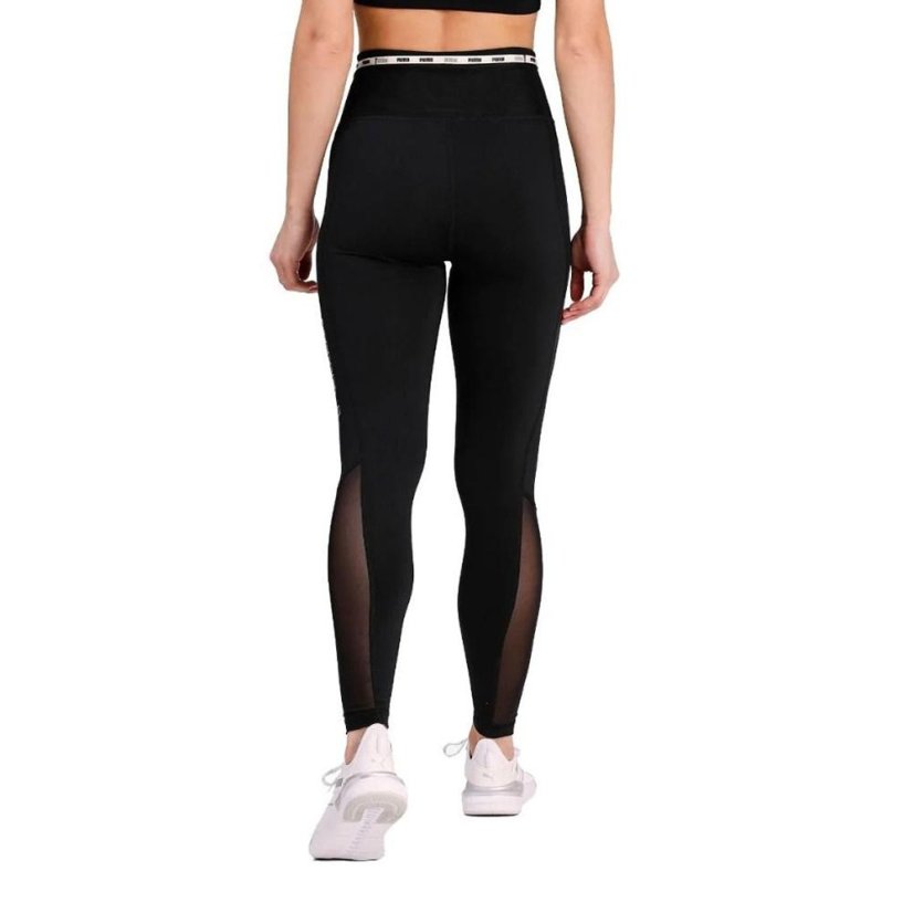 Női Puma Train Logo Block leggings - Szín: Fekete, Méret: XS