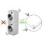 Universal spacer between washing machine and dryer Meliconi Torre UP 656131