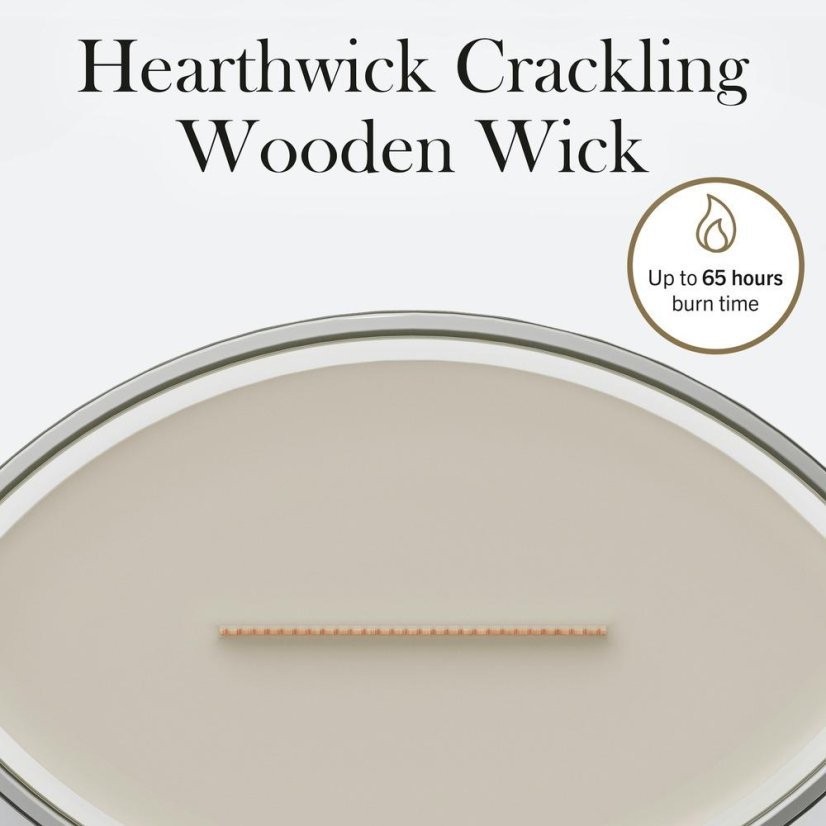 Świeca WoodWick w kształcie łodzi, Tonka & Almond Milk