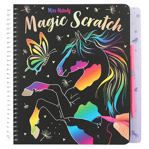 Miss Melody Creative Notebook, Magic Scratch, 20 x 19 x 2 cm