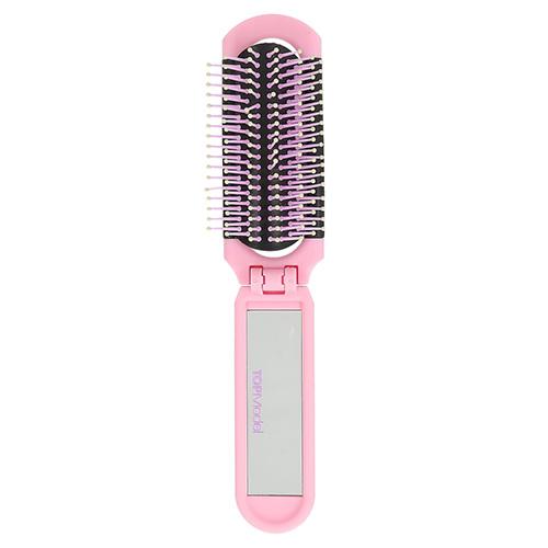 Top Model folding brush with mirror, Lexy
