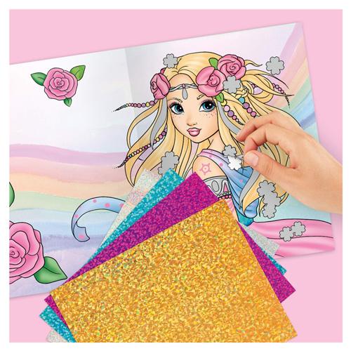 Malbuch Fantasy Model Fancy Foils Mermaid