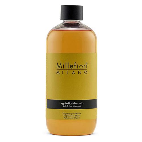 Millefiori Milano Natural, Legni e Fiori d´Arancio diffúzor töltet, 500 ml Millefiori Milano Natural, Legni e Fiori d´Arancio diffúzor töltet, 500 ml