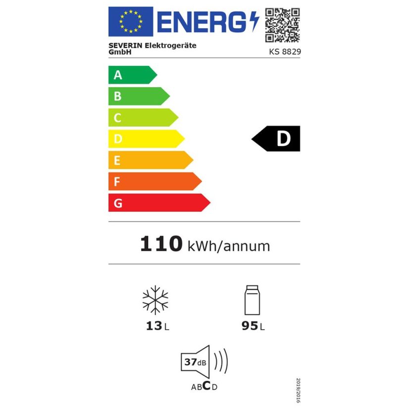 Kombinovaná lednice Severin TKS 8846 bílá