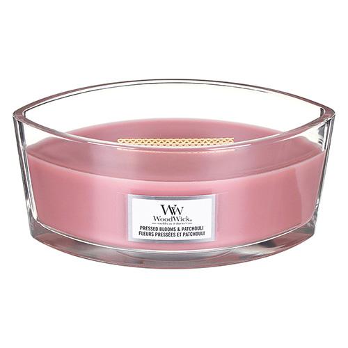 WoodWick-Kerze „Boot“, Pressed Blooms & Patchouli WoodWick-Kerze „Boot“, Pressed Blooms & Patchouli