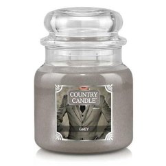 Country Candle medium, Grey