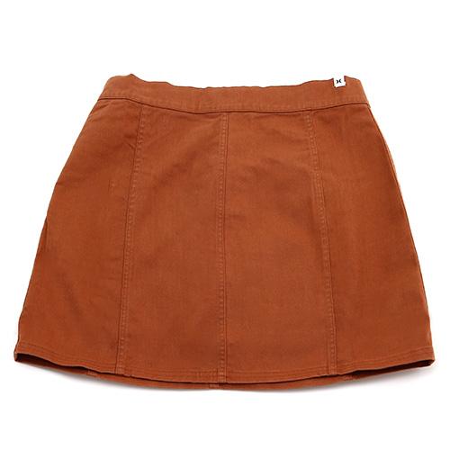 Women's Hurley Twill Skirt - Color: Brown, Size: S