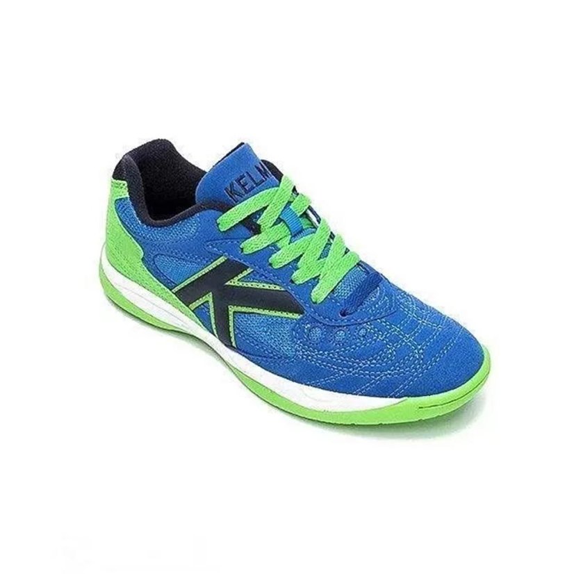 Hallenschuhe Kelme Copa 2.0 - Farbe: Blau/Grün, Größe: 38
