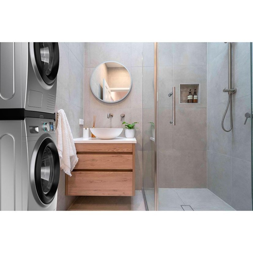 Universal spacer between washing machine and dryer Meliconi Torre Noir 656138 black