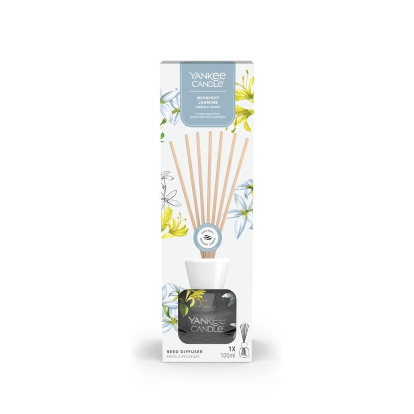 Aromatyczny dyfuzor Yankee candle Signature Reed, Midnight Jasmine
