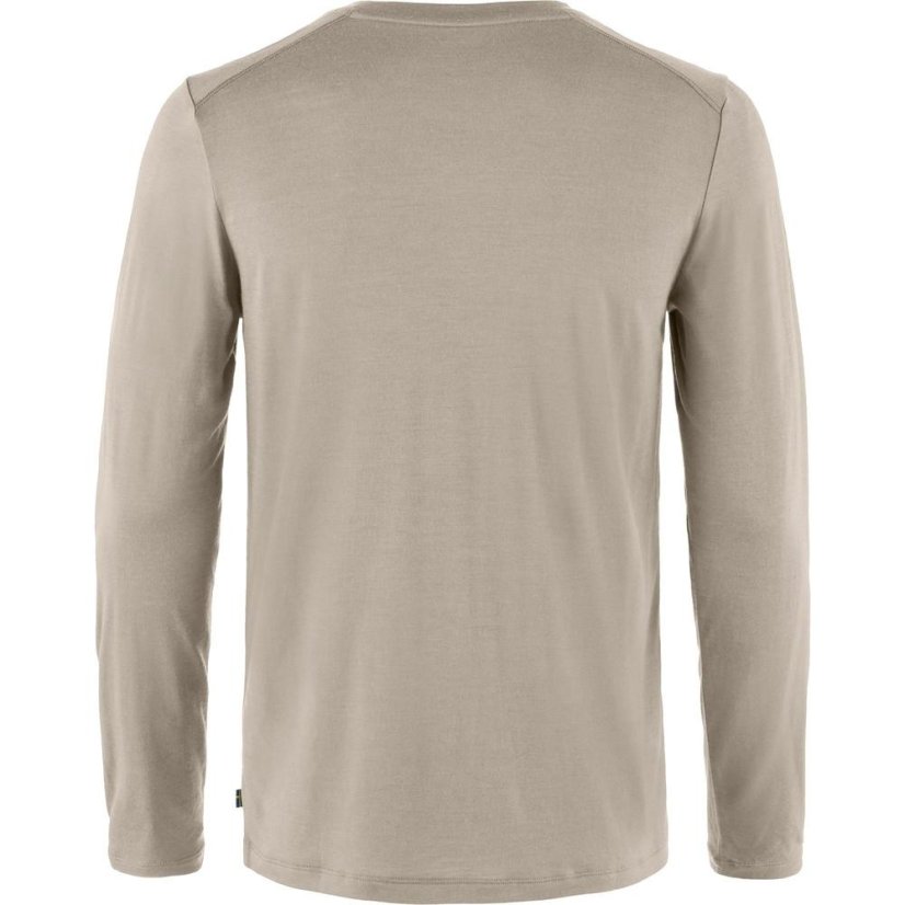 Pánské triko Fjällräven Abisko Wool LS M - Kolor: Niebieski, Rozmiar: S