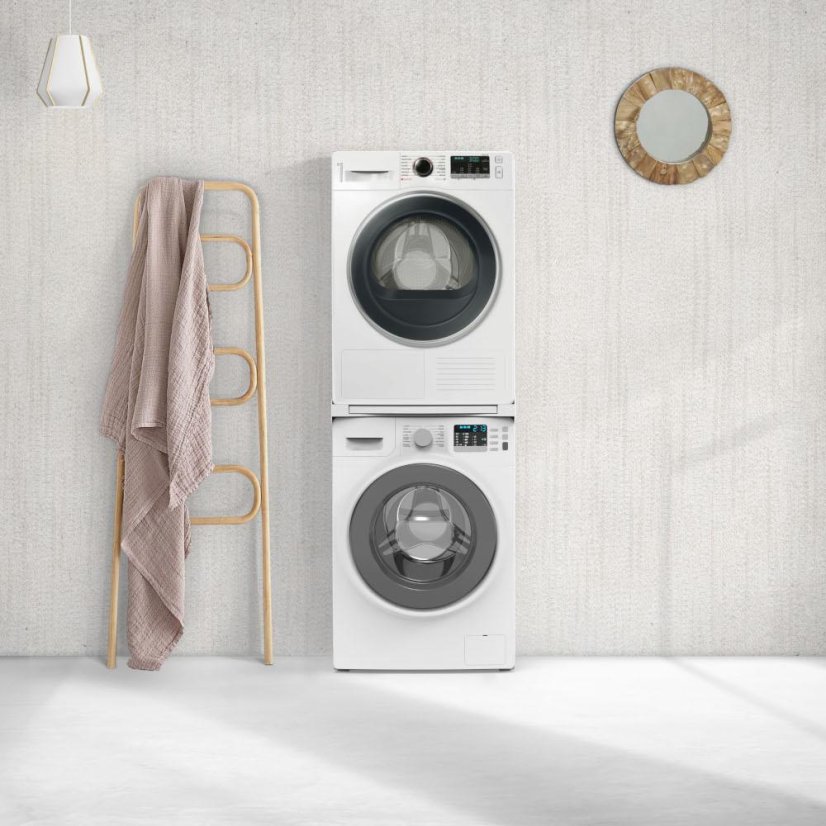 Pomiędzy pralką a suszarką z wysuwaną półką Meliconi 656113 Torre Smart