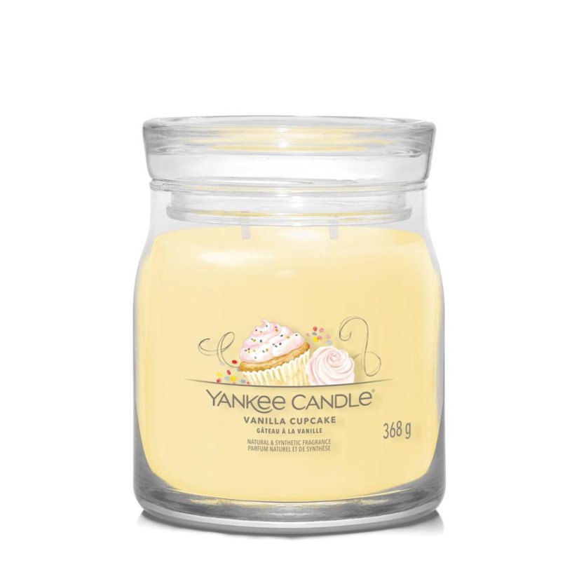 Świeca Yankee candle Signature średnia, Vanilla Cupcake